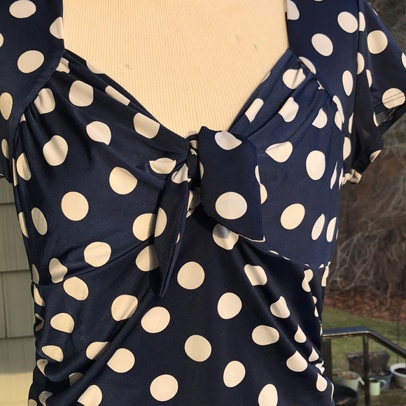 Charlotte Russe Polka Dot Top - Picture 5 of 6